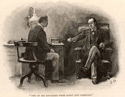Sherlock Holmes - La Aventura del Problema Final de Sidney Paget