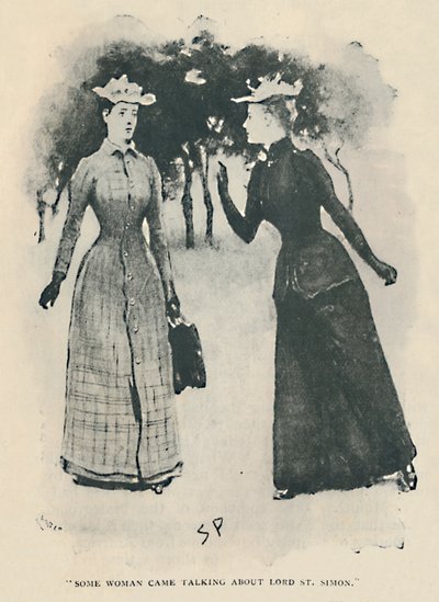 Alguna mujer vino hablando sobre Lord St. Simon, 1892 de Sidney Paget