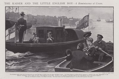 El Kaiser y el Pequeño Niño Inglés - Un Recuerdo de Cowes de Sidney Paget