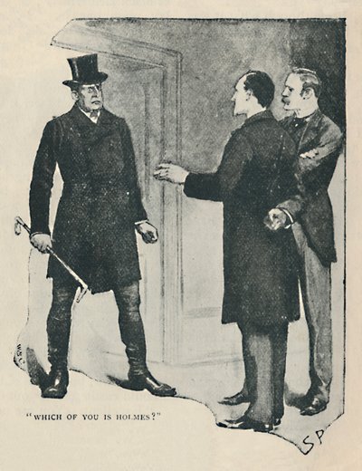 ¿Cuál de ustedes es Holmes?, 1892 de Sidney Paget