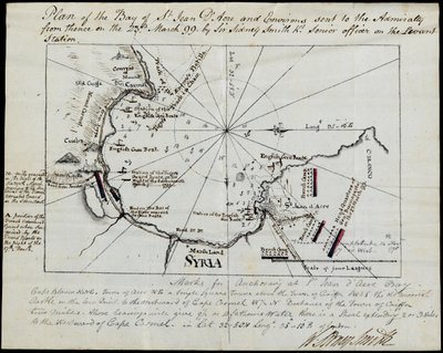 Plano de la bahía de St Jean D
