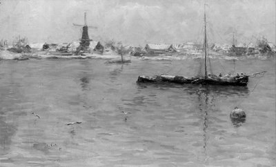 Dordrecht en invierno de Siebe Johannes ten Cate