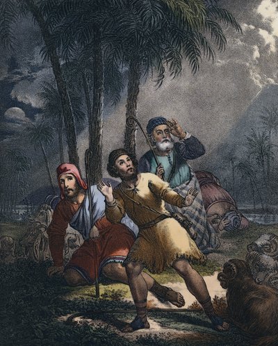 Cristo anunciado a los pastores judíos de Siegfried Detler Bendixen