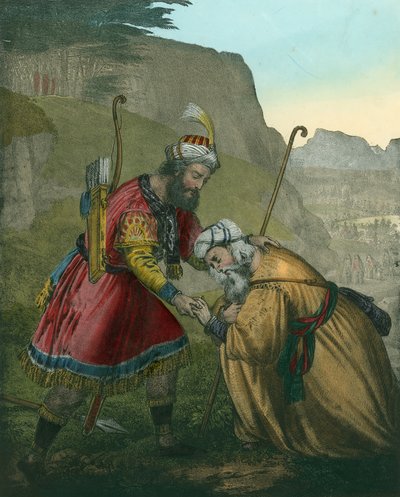 La reconciliación de Jacob con su hermano Esaú de Siegfried Detler Bendixen