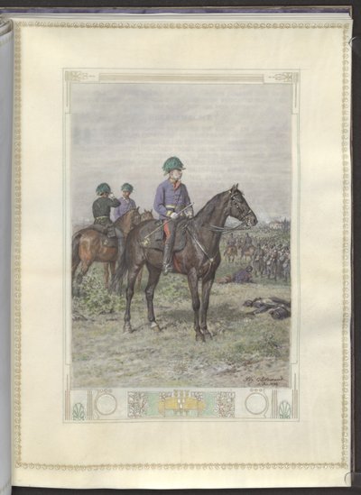 Homenaje con motivo del 50 aniversario del gobierno del emperador Francisco José I 1898 (impresión) de Siegmund L