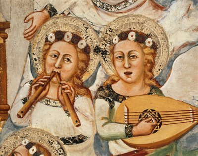 Vida de la Virgen: “la Dormición y la Asunción de la Virgen” (detalle) de Sienese School