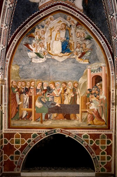 Vida de la Virgen: la Dormición y la Asunción de la Virgen de Sienese School