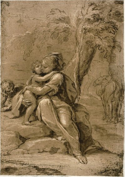 Descanso en la huida a Egipto de Sigismondo Caula