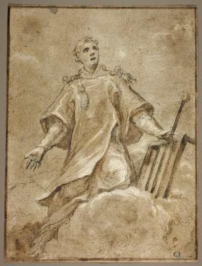 San Lorenzo en la gloria de Sigismondo Caula