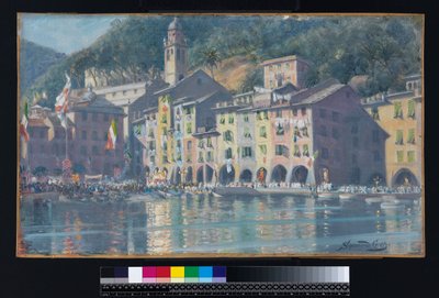Fiesta de San Jorge, Portofino de Sigismund Christian Hubert Goetze