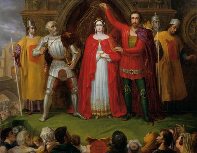 Boda del rey Alfredo el Grande de Inglaterra de Sigmund Ferdinand von Perger