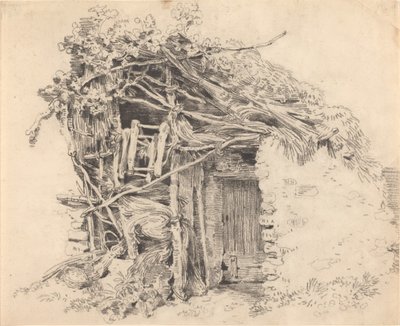 Esquina de un Granero Rústico de Sigmund Freudenberger