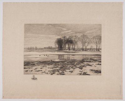 Paisaje de invierno de Sigvard Hansen