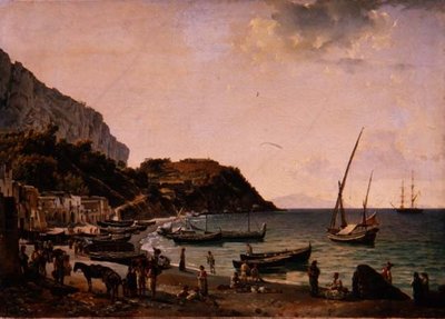 El Puerto en la Isla de Capri de Silvestr Fedosievich Shchedrin