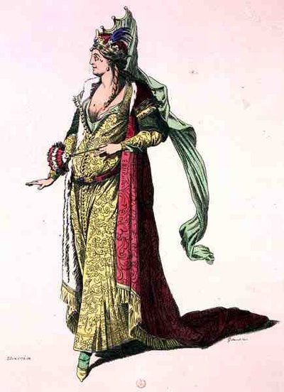 Traje de teatro, facsímil de A. Guillaumot Fils de Silvestre (after)