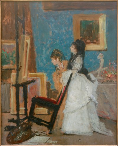 Visita al estudio de Silvestro Lega