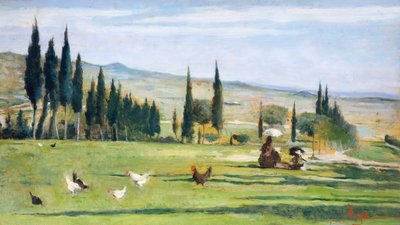 Paisaje de Gabbro de Silvestro Lega