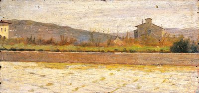 Paisaje de Modigliana de Silvestro Lega