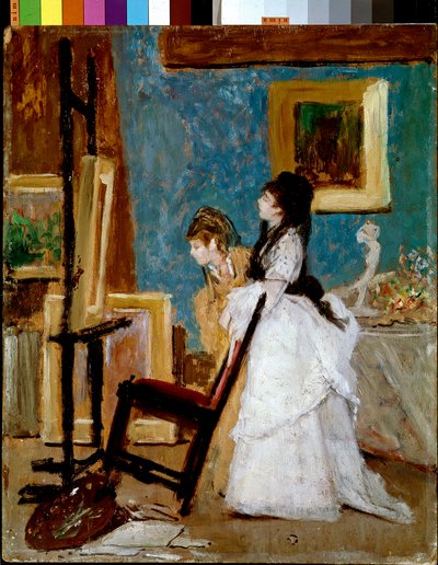 La visita al estudio de Silvestro Lega