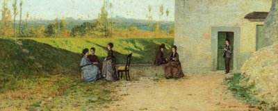 Visita a la villa de Silvestro Lega