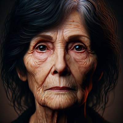 Doris-"Años de vida moldeados por la IA: retratos de la intemporalidad" de Silvia Martini