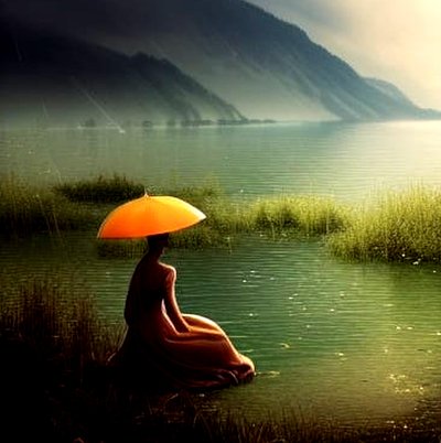 Silencio bajo la suave lluvia de Silvia Martini