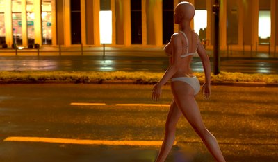 Esquema urbano: Reflexión nocturna de Silvia Martini