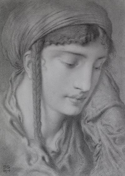 Una niña hebrea de Simeon Solomon
