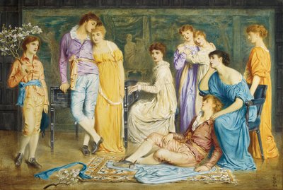 Un preludio de Bach, 1868 de Simeon Solomon