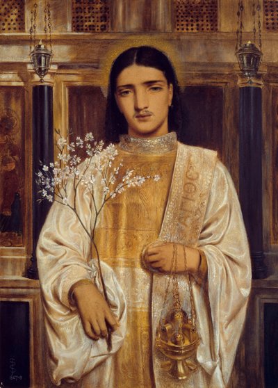 Un Santo de la Iglesia Oriental de Simeon Solomon