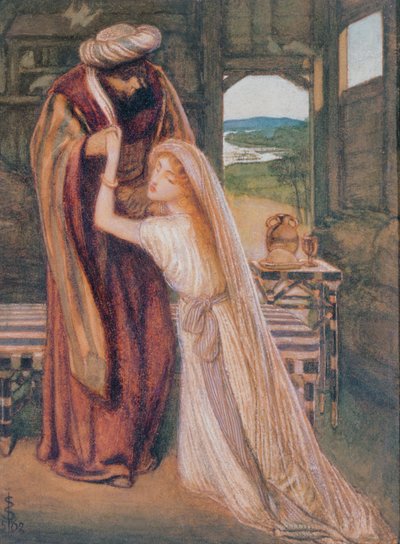 Rut y Booz de Simeon Solomon