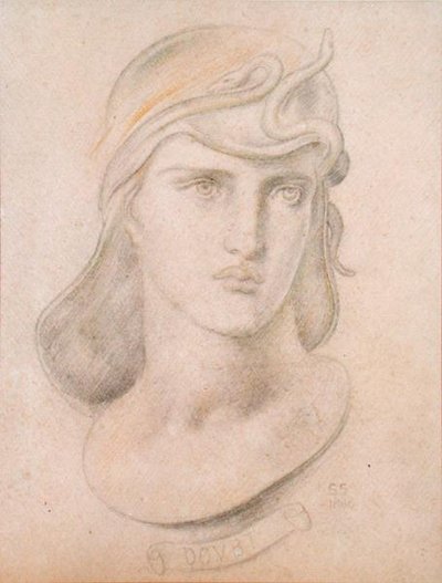 Estudio de una Cabeza Ideal de Simeon Solomon