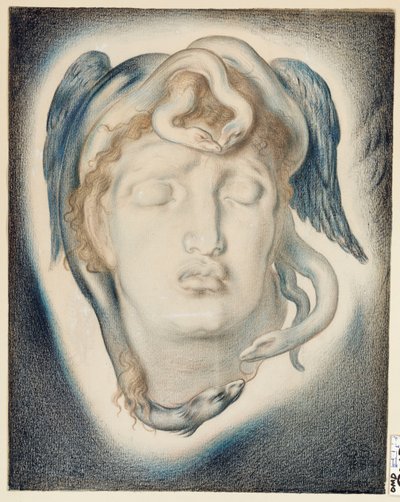 La Cabeza de Medusa, 1884 de Simeon Solomon