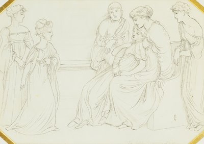 La pequeña improvisadora, 1867 de Simeon Solomon