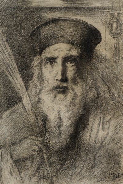 El rabino de Simeon Solomon
