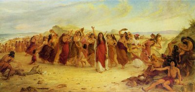 El canto de Miriam de Simeon Solomon