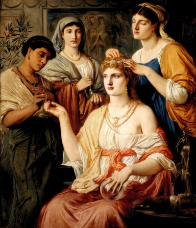 Aseo de una dama romana de Simeon Solomon