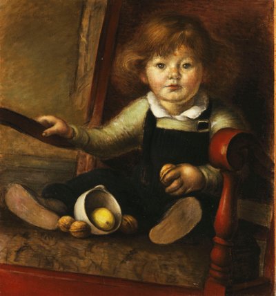 Naomi sentada (óleo sobre lienzo) de Simka Simkhovitch