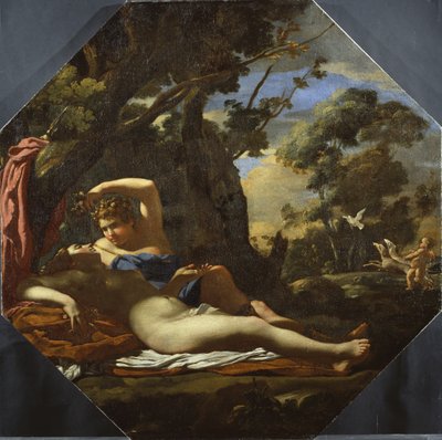 Venus y Adonis de Simon (circle of) Vouet