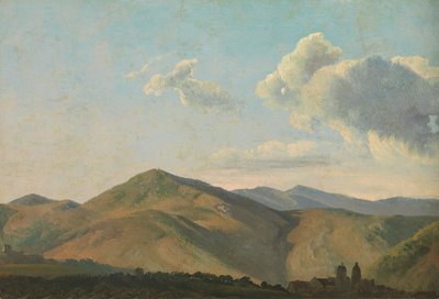Paisaje Montañoso en Vicovaro de Simon Alexandre Clément Denis