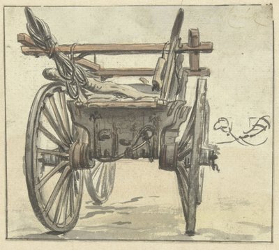 Parte trasera de un carro de cuatro ruedas de Simon Andreas Krausz