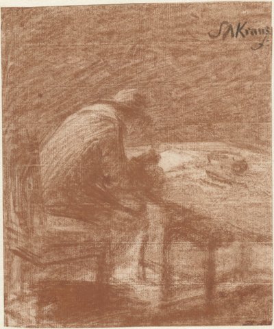 Escritor en una mesa de Simon Andreas Krausz