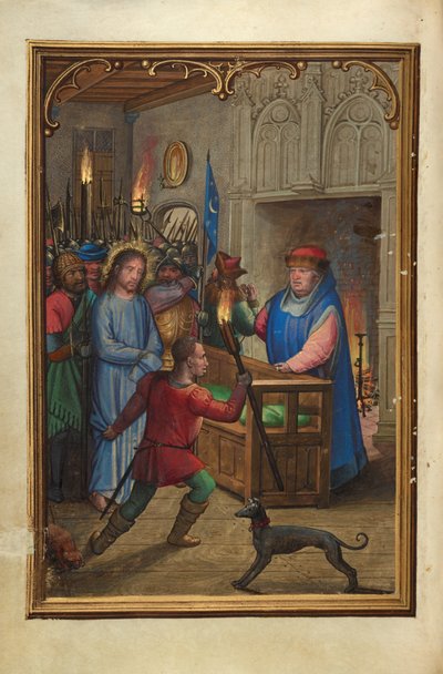 Cristo ante Anás de Simon Bening