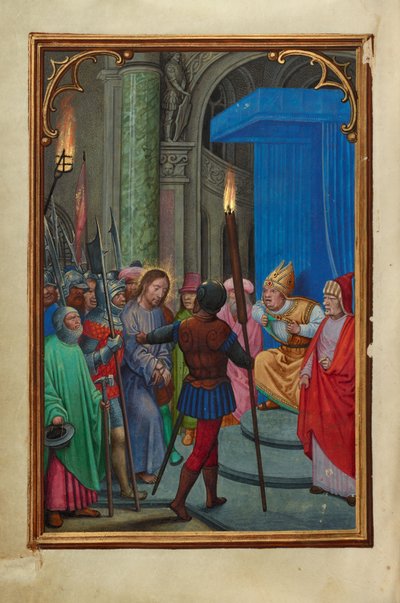Cristo ante Caifás de Simon Bening