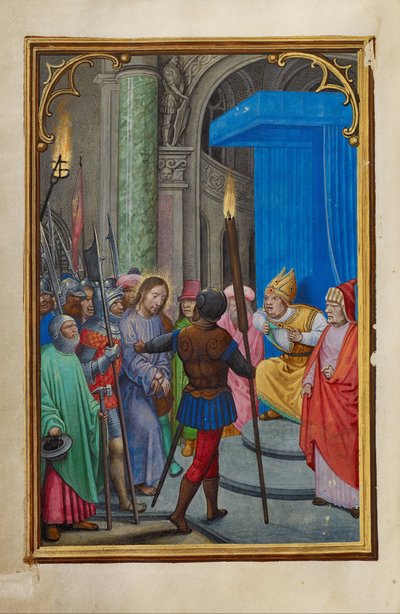 Cristo ante Caifás de Simon Bening
