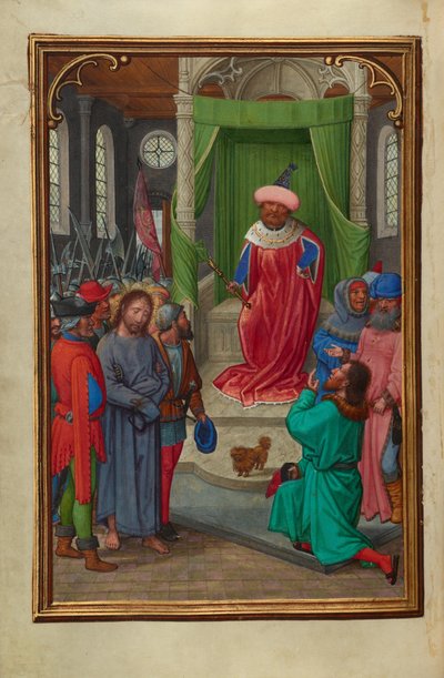 Cristo ante Herodes de Simon Bening
