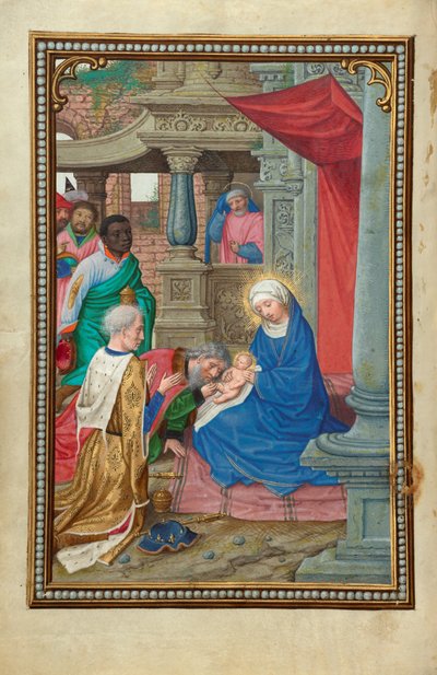 Die Anbetung der Heiligen Drei Könige de Simon Bening
