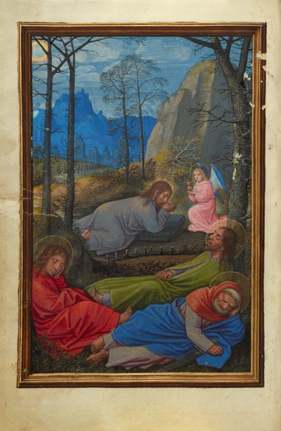 La agonía en el huerto de Simon Bening