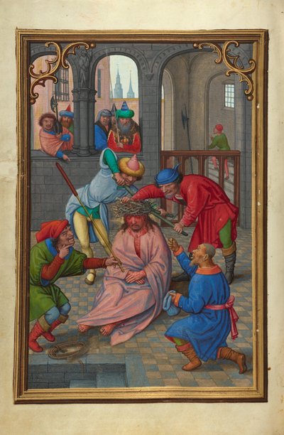 La coronación de espinas de Simon Bening