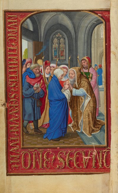 Presentación en el Templo de Simon Bening